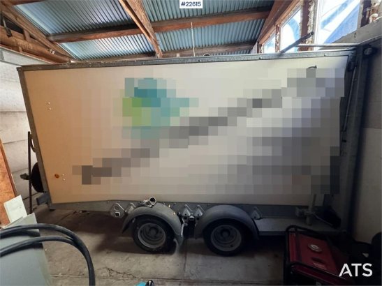 Ifor Williams cabinet trailer w/ Nilfisk High-pressure washer IFOR WILLIAMS cabinet trailer w/ Nilfisk High-pressure washe...