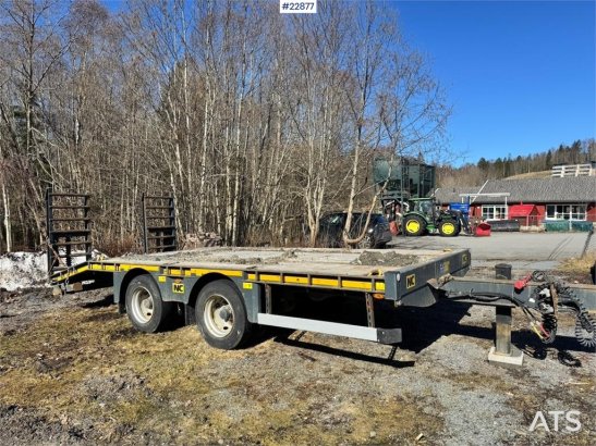 NC machinery trailer with manual loading ramps NC machinery trailer with manual loading ramps 2020 2 Lowloader trailers