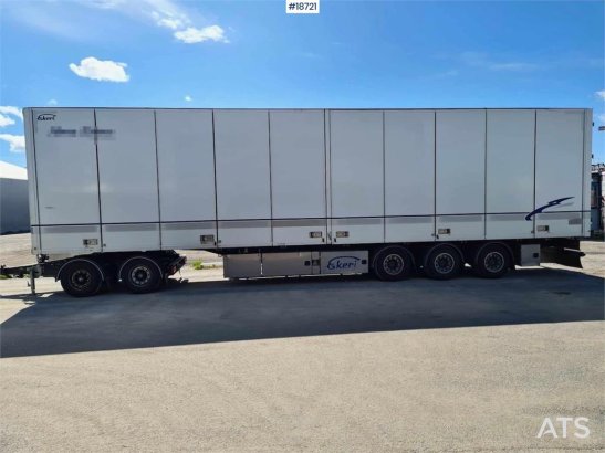 Ekeri 3-axle cabinet semitrailer w/ full side opening. Ekeri 3-axle cabinet semitrailer w/ full side opening. 2019 2 Box s...