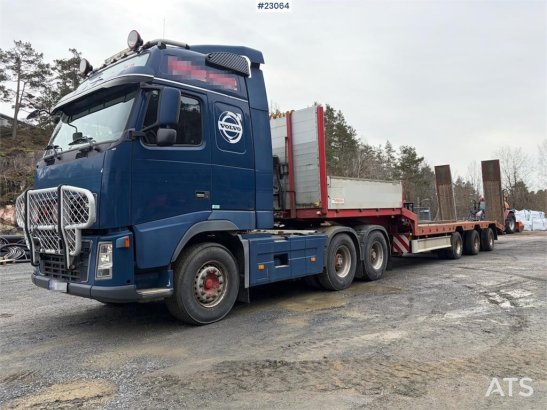 Volvo FH16 540 truck m/ 2006 Damm machine trailer 590 2008 2 Tractor Units
