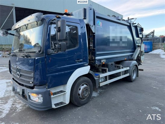 Mercedes-Benz Atego 1224, 2 compartment waste collection vehicle Mercedes-Benz Atego 1224, 2 compartment waste collection ...