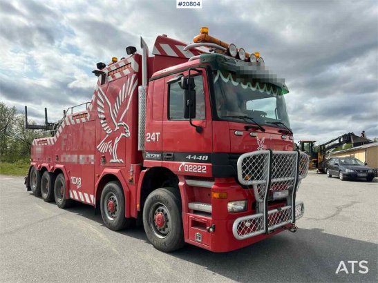 Mercedes-Benz Actros 4448 8x8 heavy hauler w/ SWS body and low m Mercedes-Benz Actros 4448 8x8 heavy hauler w/ SWS body an...