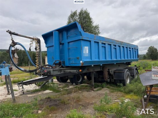 Forss P23 tipper semi-trailer w/ extendable axle a Forss P23 tipper semi-trailer w/ extendable axle a 1987 2