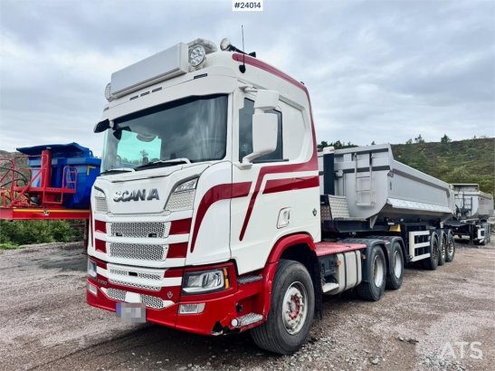 Scania R650 6x4 Tractor Unit with Maur Tipping Semi-Trail R650 6x4 Tractor Unit with Maur Tipping Semi-Trail 2018 2 Tracto...
