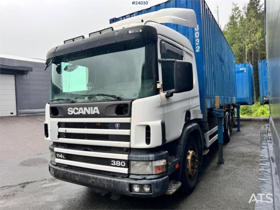 Scania P114 Container Truck with Tail Lift P114 Container Truck with Tail Lift 2002 2
