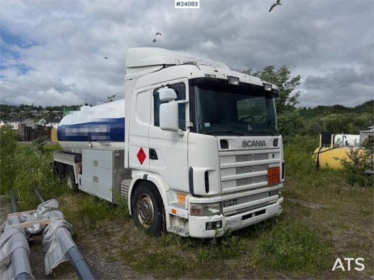 Scania R124 6x2 tanker truck. Can be purchased as a chass R124 6x2 tanker truck. Can be purchased as a chass 1997 2