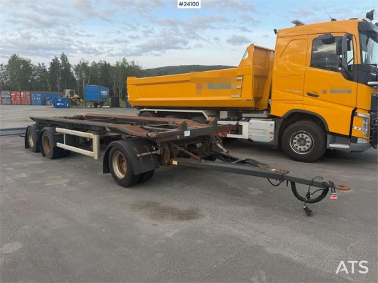 Hoffermann 3 axle container trailer Hoffermann 3 axle container trailer 2005 2