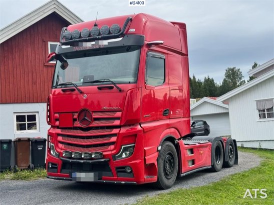 Mercedes-Benz Actros 2553LS 6x2 Tractor Unit – Hydraulics – Well Mercedes-Benz Actros 2553LS 6x2 Tractor Unit – Hydraulics...