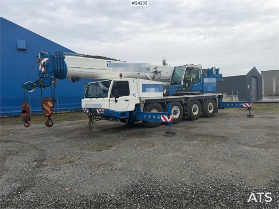 Tadano Faun FA 031 8x6 mobile crane 65 ton with jib and 12 ton Faun FA 031 8x6 mobile crane 65 ton with jib and 12 ton 200...