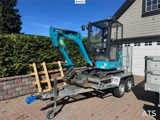 Airman AX19-7 Mini Excavator with 2 Buckets and 2021 BK M AX19-7 Mini Excavator with 2 Buckets and 2021 BK M 2020 2
