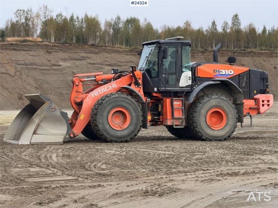 Hitachi ZW310-6 wheel loader w/ lever control, weight and 884 2019 2 Wheel Loaders
