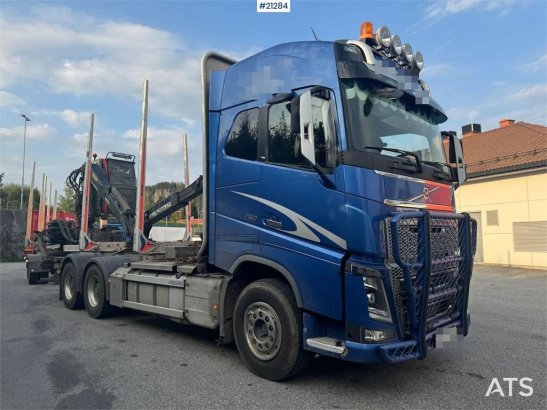 Volvo Fh750 6x4 Log Truck w/ 2019 Epsilon M12L Crane 590 2018 2 image 16