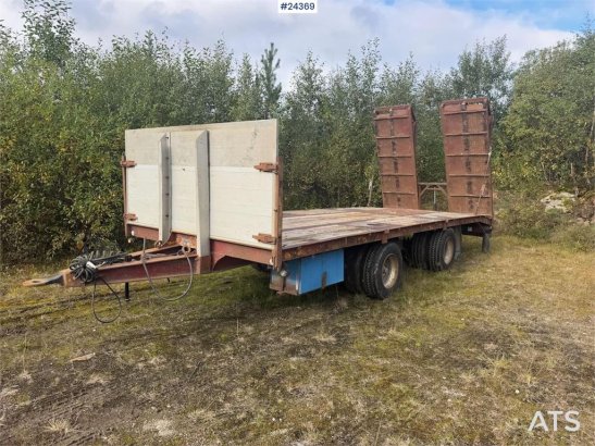 GMV LB 20 A 2 axle machine trailer w/ limbs GMV LB 20 A 2 axle machine trailer w/ limbs 1981 2 Lowloader trailers image 16