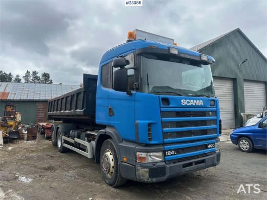 Scania R124/400 hook truck w/ 26T hook and box. WATCH VID R124/400 hook truck w/ 26T hook and box. WATCH VID 1998 2 Tipper...