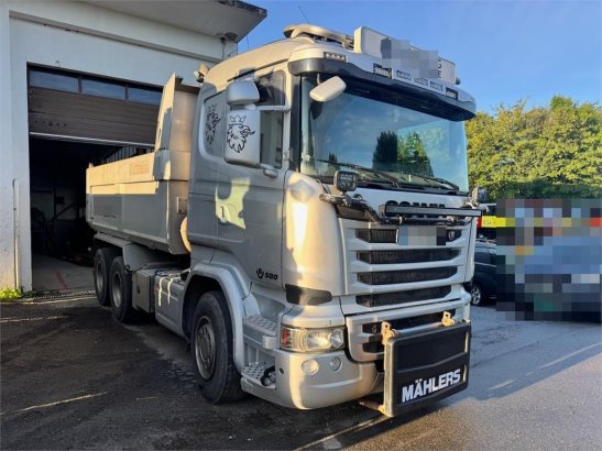 Scania R580 Tipper Truck with Snow Plow Equipment – Euro R580 Tipper Truck with Snow Plow Equipment – Euro 2014 2 Tipper t...