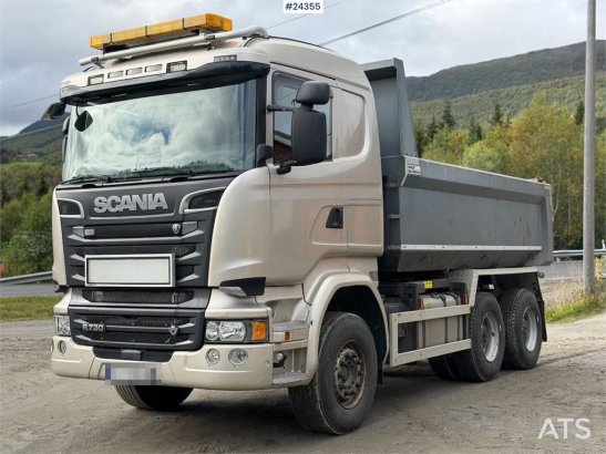 Scania R730 6x4 tipper truck w/ 2007 Istrail triple trail R730 6x4 tipper truck w/ 2007 Istrail triple trail 2016 2 Tipper...