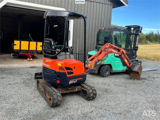 Kubota U17-3a Mini Excavator with Digging Bucket – Custom U17-3a Mini Excavator with Digging Bucket – Custom 2009 2
