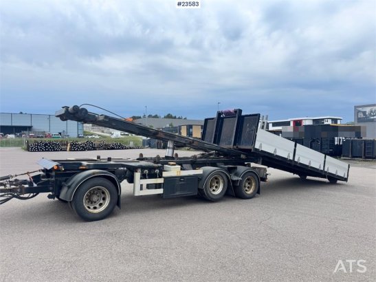 Hüffermann Drawbar Trailer with Cable Hoist and Body WATCH VI Huffermann Drawbar Trailer with Cable Hoist and Body WATCH V...