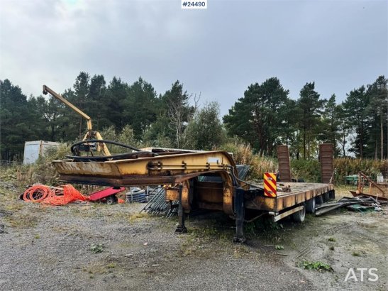 Damm 4-Axle Machinery Trailer with Hydraulic Ramps Damm 4-Axle Machinery Trailer with Hydraulic Ramps 2002 2 Lowloader tra...
