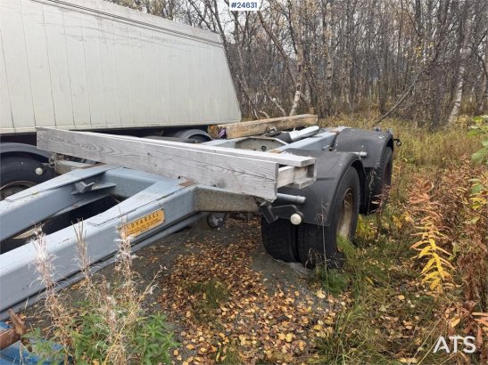 Briab SLB2TT-20-50 2-axle bogie tipping trailer with bod Briab SLB2TT-20-50 2-axle bogie tipping trailer with bod 1984 2 D...