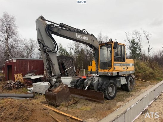 Åkerman EW130 wheel digger w/ a bucket. WATCH VIDEO EW130 wheel digger w/ a bucket. WATCH VIDEO 1996 2 Wheeled Excavators