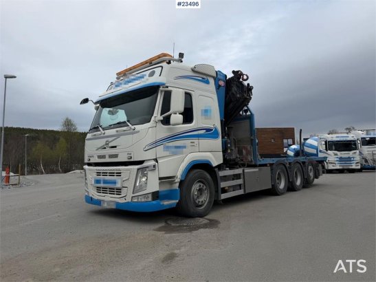 Volvo FM500 8x4 crane truck w/ 50t/m crane and jib. WATC FM500 8x4 crane truck w/ 50t/m crane and jib. WATC 2017 2 Crane t...