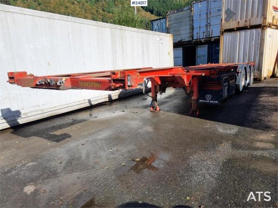 HFR 3 akslet Container Chassis with Thermo King Unit HFR 3 akslet Container Chassis with Thermo King Unit 1999 2
