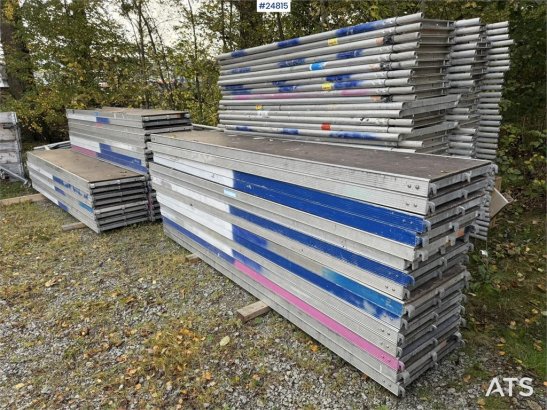 Plettac Assco Scaffolding with 88 frames, bracing, Plettac Assco Scaffolding with 88 frames, bracing, 2