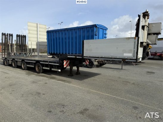 Carnehl 4-axle machinery trailer with 6-metre extension Carnehl 4-axle machinery trailer with 6-metre extension 2017 2 Low...