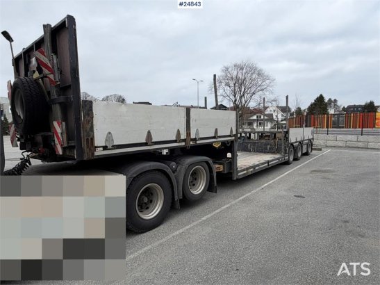 Broshuis 3 axle Low-loader semi-trailer with 2 extensions – Broshuis 3 axle Low-loader semi-trailer with 2 extensions – 20...