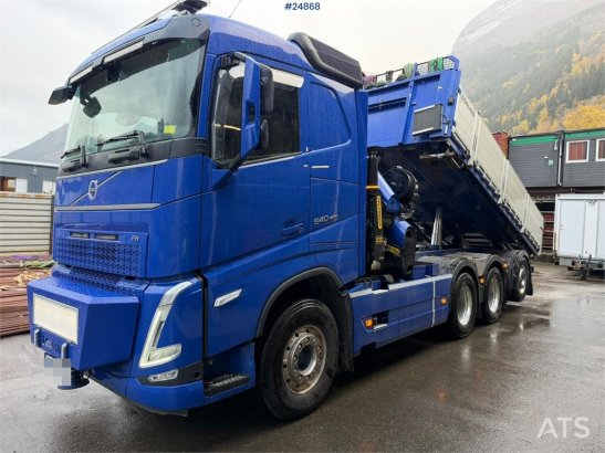 Volvo FH540 8x4 Tridem Crane Truck with Palfinger 37 tm 590 2022 2 Crane trucks image 16