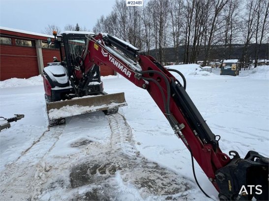 Yanmar Vio57-6B crawler excavator with tilt, grapple and 844 2022 2 Crawler Excavators image 10