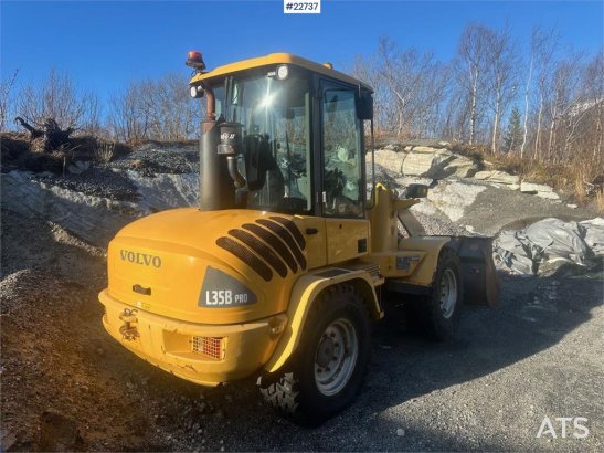 Volvo L35B wheel loader w/ bucket, pallet forks and new L35B wheel loader w/ bucket, pallet forks and new 2013 2 Wheel Loa...