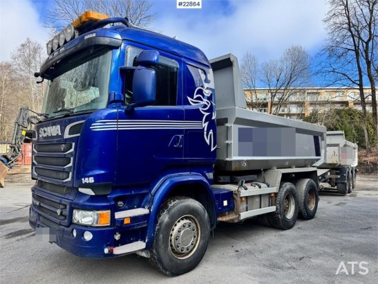 Scania R730 6x4 tipper truck with 2010 Maur triple traile R730 6x4 tipper truck with 2010 Maur triple traile 2017 2 Tipper...