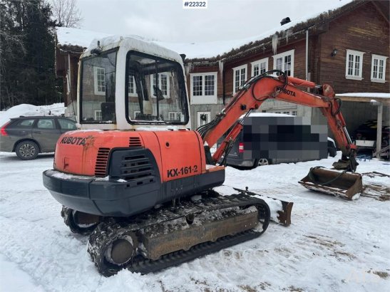 Kubota KX161-2 Tracked Excavator with Hydraulic Grading B KX161-2 Tracked Excavator with Hydraulic Grading B 2002 2 Crawle...
