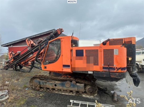 Tamrock 500 drilling rig w/ full set of new drill rods and Tamrock 500 drilling rig w/ full set of new drill rods and 2000...