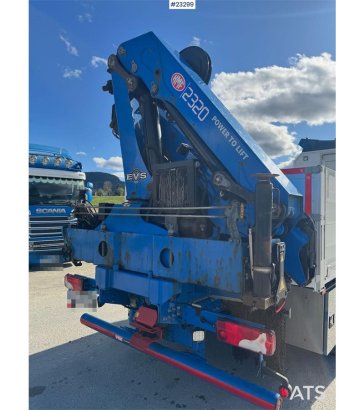 Scania R660 6x4 flatbed truck with rear-mounted 23 tonne- R660 6x4 flatbed truck with rear-mounted 23 tonne- 2025 2 Crane ...
