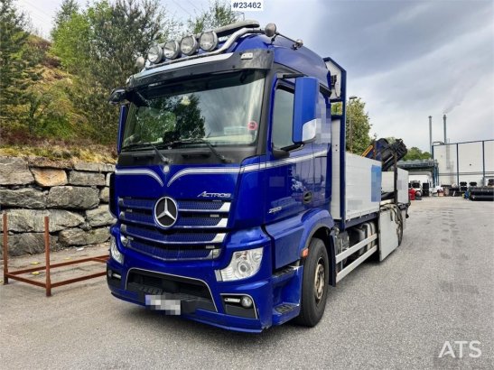 Mercedes-Benz Actros 2553 6x2 crane truck with 19 tm Palfinger c Actros 2553 6x2 crane truck with 19 tm Palfinger c 2018 2...