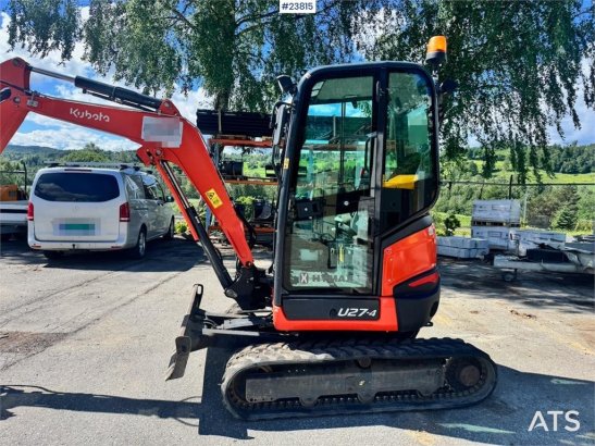 Kubota U27-4 Mini Excavator with Rototilt and 2 Buckets – 10085 2019 2 image 10