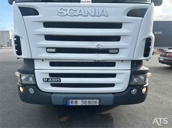 Scania R480 3 axle container truck with/ lift. R480 3 axle container truck with/ lift. 2008 2 image 10