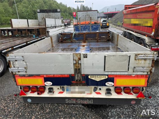 Broshuis 3 akslet well semi-trailer with a 6 m extension Broshuis 3 akslet well semi-trailer with a 6 m extension 2015 2 i...