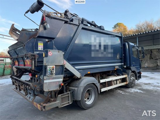 Mercedes-Benz Atego 1224, 2 compartment waste collection vehicle Mercedes-Benz Atego 1224, 2 compartment waste collection ...