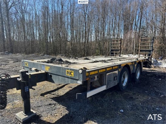 NC machinery trailer with manual loading ramps NC machinery trailer with manual loading ramps 2020 2 Lowloader trailers im...