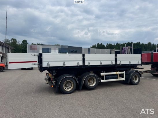 Hüffermann Drawbar Trailer with Cable Hoist and Body WATCH VI Huffermann Drawbar Trailer with Cable Hoist and Body WATCH V...