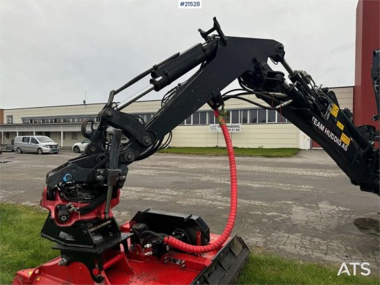 Huddig 1260C Backhoe w/ Palfinger crane, Lift, rototilt a Huddig 1260C Backhoe w/ Palfinger crane, Lift, rototilt a 2016 2...