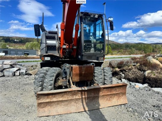 Hitachi ZX140W-3 wheel excavator with Rototilt and grading ZX140W-3 wheel excavator with Rototilt and grading 2008 2 Wheel...