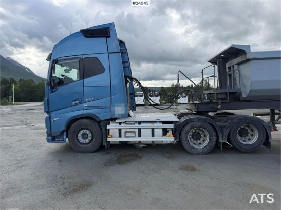 Volvo FH540 6x4 trekkvogn m/ 2006 Carnehl tippsemi. SE V 590 2023 2 Tractor Units image 25