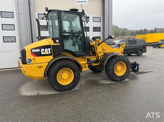 CAT 908M wheel loader with pallet forks and bucket 908M wheel loader with pallet forks and bucket 2015 2 Wheel Loaders ima...