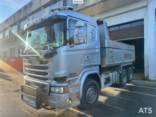 Scania R580 Tipper Truck with Snow Plow Equipment – Euro R580 Tipper Truck with Snow Plow Equipment – Euro 2014 2 Tipper t...