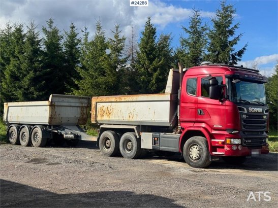 Scania R730 6x4 Tipper Truck w/ 2015 Nor Slep Triple-Axle R730 6x4 Tipper Truck w/ 2015 Nor Slep Triple-Axle 2016 2 Tipper...